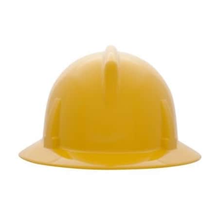 Msa Safety Hat, Topgard, 1 Touch, Sus.Yel. 454712
